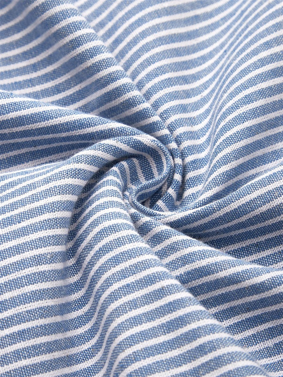 Brienne | Striped Midi Dress – Comfort & Confidence