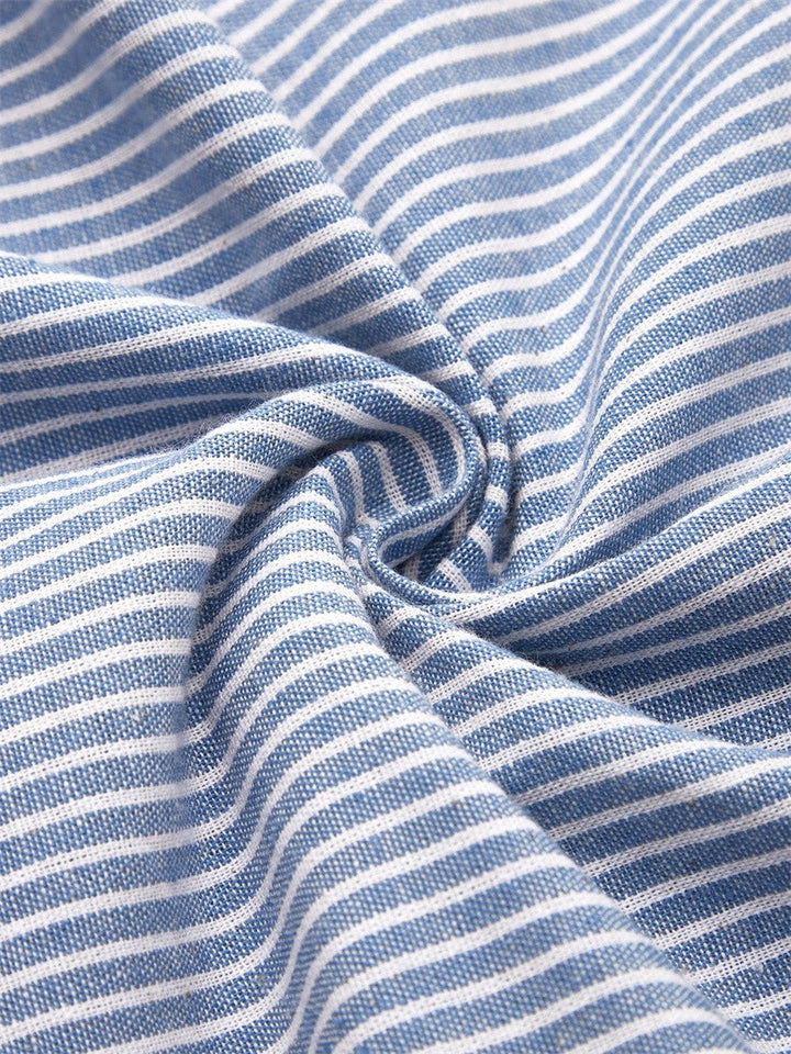Brienne | Striped Midi Dress – Comfort & Confidence